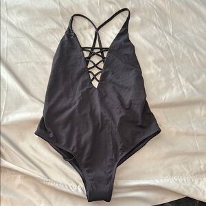 Billabong Black Crisscross Swimsuit NWT Medium